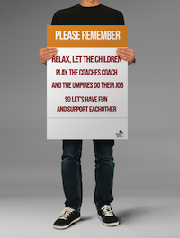AFL Please Remember Poster template
